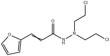 β-(2-Furanyl)acrylic acid N2,N2-bis(2-chloroethyl) hydrazide,1901-07-1,结构式