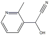 3-Pyridineacetonitrile,alpha-hydroxy-2-methyl-(9CI) Structure