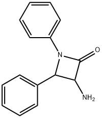 3-Amino-1,4-diphenylazetidin-2-one Structure