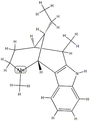1-Methyldasycarpidan 结构式