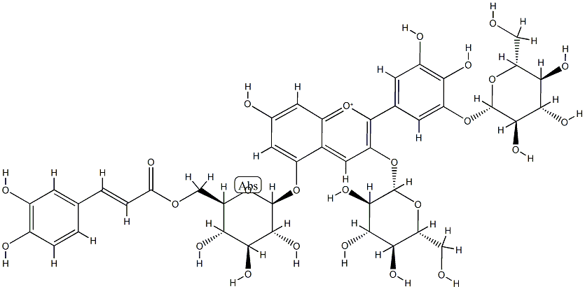albireodelphin A Struktur