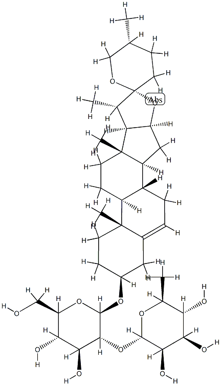 (25R)-3β-(2-O-α-L-Rhamnopyranosyl-β-D-glucopyranosyloxy)spirosta-5-ene price.
