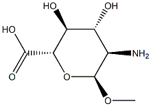 alpha-D-Glucopyranosiduronicacid,methyl2-amino-2-deoxy-(9CI),190581-75-0,结构式
