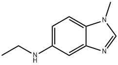 1H-Benzimidazol-5-amine,N-ethyl-1-methyl-(9CI) 结构式