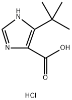 4-(叔丁基)-1H-咪唑-5-羧酸(盐酸盐),1909336-81-7,结构式