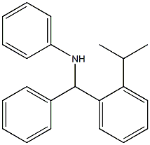 2-(1-Methylethyl)-N,α-diphenylbenzenemethanamine Struktur