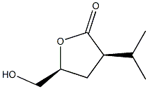D-threo-Pentonic acid, 2,3-dideoxy-2-(1-methylethyl)-, gamma-lactone (9CI) Structure