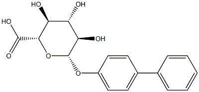 4-BIPHENYLYL GLUCURONIDE, 19132-91-3, 结构式