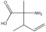 4-Pentenoicacid,2-amino-2,3-dimethyl-(9CI) 化学構造式