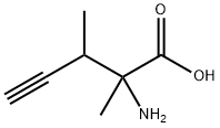 4-Pentynoicacid,2-amino-2,3-dimethyl-(9CI) 化学構造式
