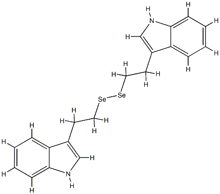 Bis[2-(1H-indol-3-yl)ethyl] perselenide 结构式