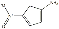 1,3-Cyclopentadien-1-amine,4-nitro-(9CI) 化学構造式