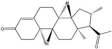 (17α)-16β-Methylprogesterone Structure