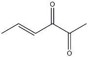 4-Hexene-2,3-dione (6CI,7CI,9CI),19248-36-3,结构式