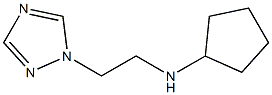 1H-1,2,4-Triazole-1-ethanamine,N-cyclopentyl-(9CI) 结构式