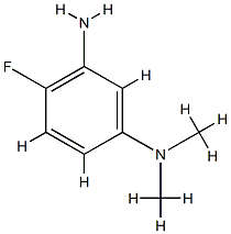 1,3-Benzenediamine,4-fluoro-N1,N1-dimethyl-(9CI) Structure