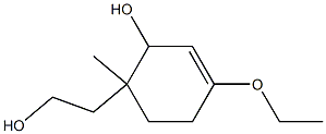 3-Cyclohexene-1-ethanol,4-ethoxy-2-hydroxy-1-methyl-(9CI) Struktur