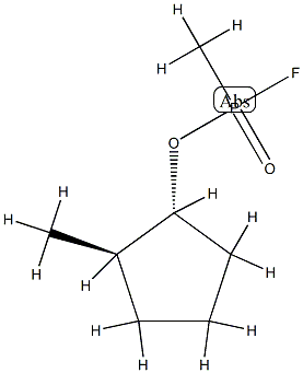 Phosphonofluoridic acid, methyl-, (1R,2R)-2-methylcyclopentyl ester, rel- (9CI) Structure