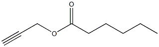 ヘキサン酸2-プロピン-1-イル 化学構造式