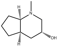 1H-Cyclopenta[b]pyridin-3-ol,octahydro-1-methyl-,[3R-(3-alpha-,4a-alpha-,7a-alpha-)]-(9CI) Structure