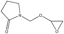 2-Pyrrolidinone,1-[(oxiranyloxy)methyl]-(9CI) 结构式