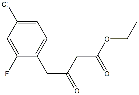 ethyl 4-(4-chloro-2-fluorophenyl)-3-oxobutanoate,194240-95-4,结构式