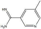 3-Pyridinecarboximidamide,5-methyl-(9CI) 化学構造式