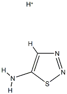 1,2,3-Thiadiazol-5-amine,conjugatemonoacid(9CI) 化学構造式