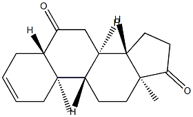 5β-Androst-2-ene-6,17-dione,19448-95-4,结构式