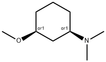 Cyclohexanamine, 3-methoxy-N,N-dimethyl-, (1R,3S)-rel- (9CI) 结构式