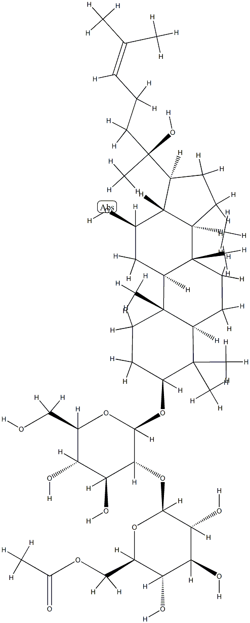 人参皂苷RS3, 194861-70-6, 结构式