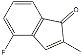 1H-Inden-1-one,4-fluoro-2-methyl-(9CI) Struktur