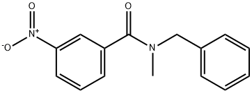 N-benzyl-N-methyl-3-nitrobenzamide Structure