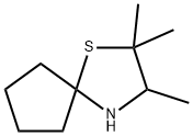 1-Thia-4-azaspiro[4.4]nonane,2,2,3-trimethyl-(9CI) Structure