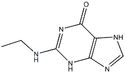 N(2)-ethylguanine 结构式