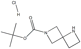 1,6-Diaza-Spiro[3.3]Heptane-6-Carboxylic Acid Tert-Butyl Ester Hydrochloride(WX100587S1) 化学構造式