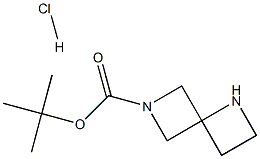 叔-丁基 1,6-二氮杂螺[3.3]庚烷-6-甲酸基酯盐酸, 1955556-99-6, 结构式