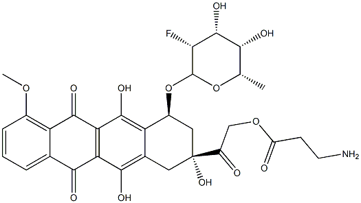 Galarubicin Structure