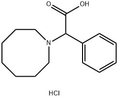 2-(Azocan-1-Yl)-2-Phenylacetic Acid Hydrochloride(WX665112) 化学構造式