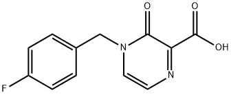 4-(4-Fluorobenzyl)-3-Oxo-3,4-Dihydropyrazine-2-Carboxylic Acid(WXC01551) Struktur