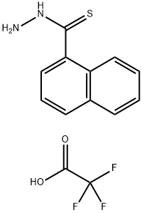 Naphthalene-1-Carbothiohydrazide 2,2,2-Trifluoroacetate(WXC00712) Structure