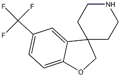 5-(三氟甲基)-2H-螺[苯并呋喃并-3,4-哌啶], 1956364-67-2, 结构式