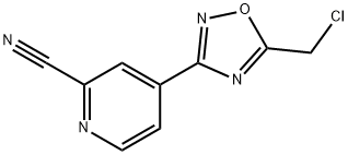4-(5-(Chloromethyl)-1,2,4-Oxadiazol-3-Yl)Picolinonitrile(WX630147) Structure