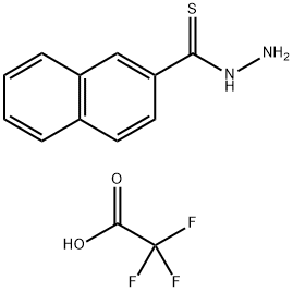 Naphthalene-2-Carbothiohydrazide 2,2,2-Trifluoroacetate(WXC00713) Structure