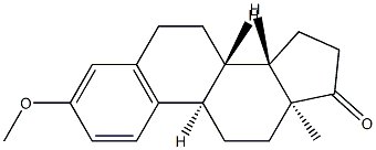 (8α,9β)-3-Methoxyestra-1,3,5(10)-trien-17-one,19592-58-6,结构式