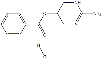 5-ベンゾイルオキシ-2-イミノヘキサヒドロピリミジン·塩酸塩 化学構造式