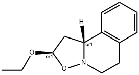 2H-Isoxazolo[3,2-a]isoquinoline,2-ethoxy-1,5,6,10b-tetrahydro-,(2R,10bR)-rel-(9CI),196393-34-7,结构式