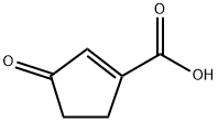 3-氧代环戊-1-烯羧酸 结构式