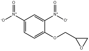 2,4-dinitrophenyl 2-oxiranylmethyl ether 化学構造式