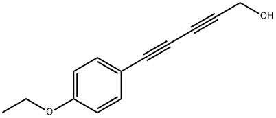2,4-Pentadiyn-1-ol,5-(4-ethoxyphenyl)-(9CI) Structure
